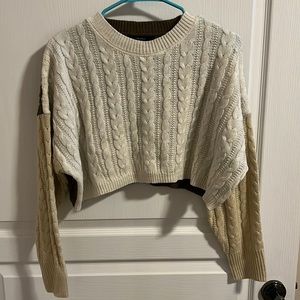Forever 21 Cropped Sweater Block Pattern